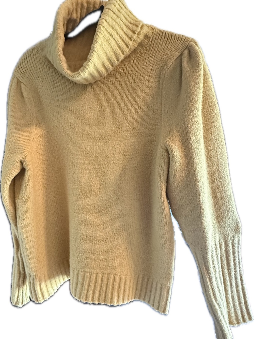 Olive & Oak Soft Cream Cowl Turtleneck Sweater